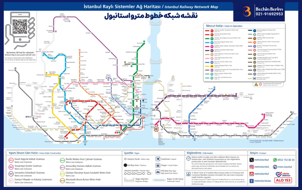 مپ مترو استانبول